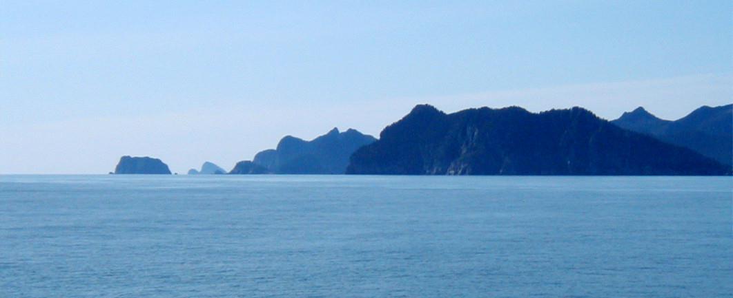 View of Cape Aialik, to the soutwest of GAK1.